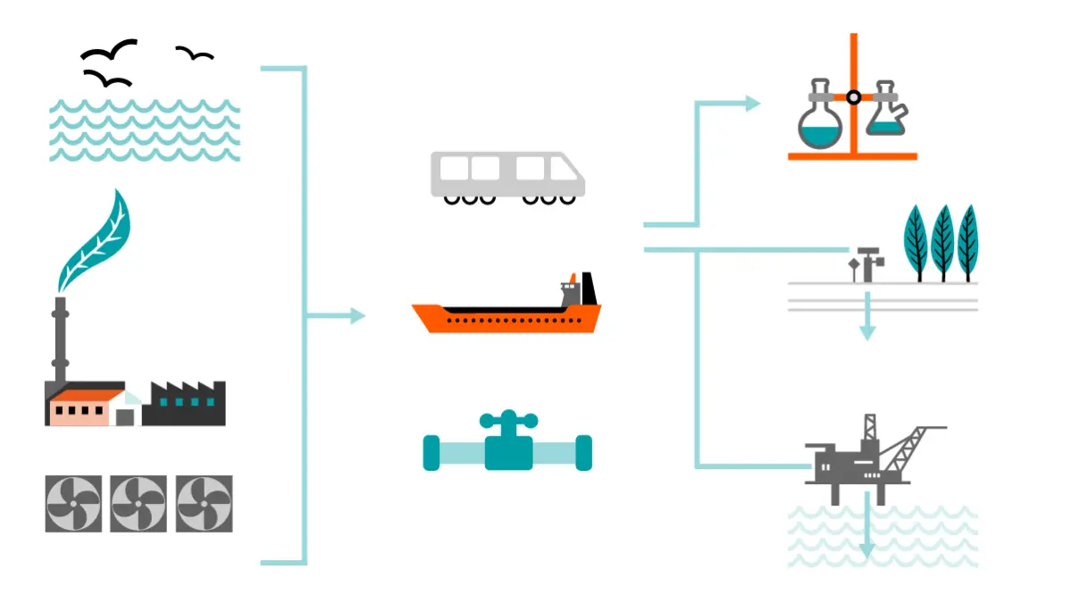 Carbon capture infographic