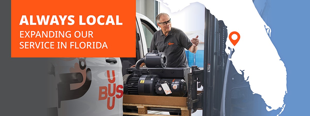 Busch Vacuum Solutions Expands Service in Florida