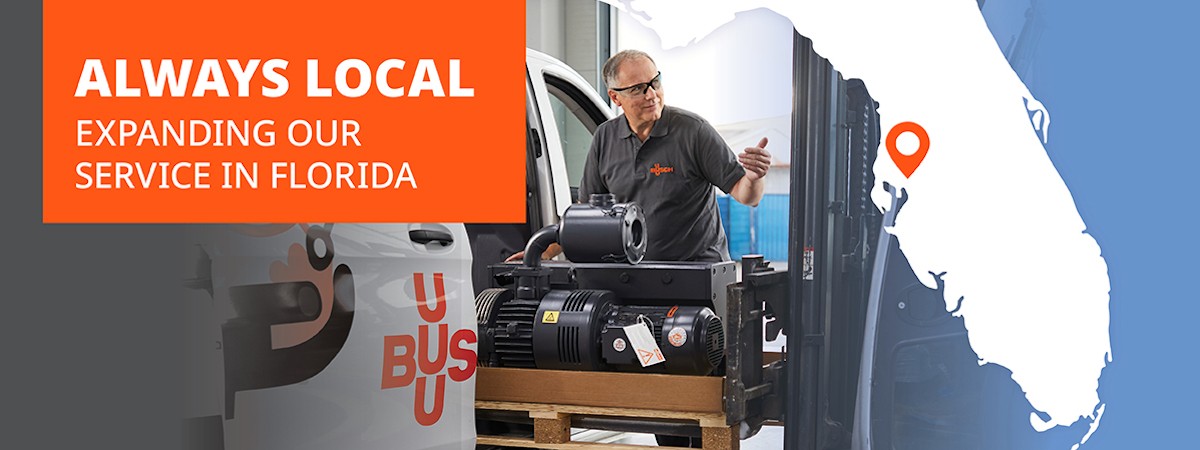 Busch Vacuum Solutions Expands Service in Florida
