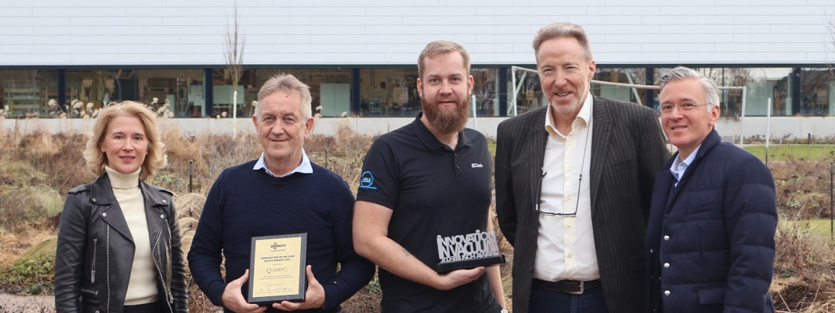 MRPC tar emot ”Innovation in Vacuum Busch Award”