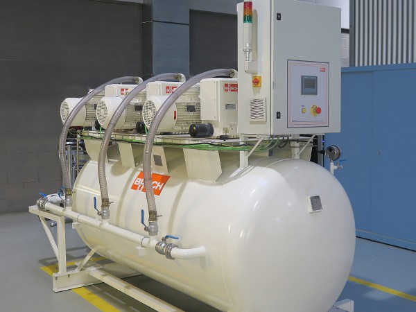 Vacuum System for a Rapidly Built Emergency Hospital in Madrid