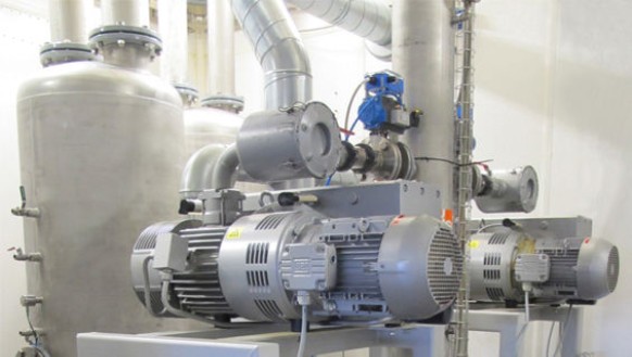 Fish Product Packaging with Central Vacuum Supply