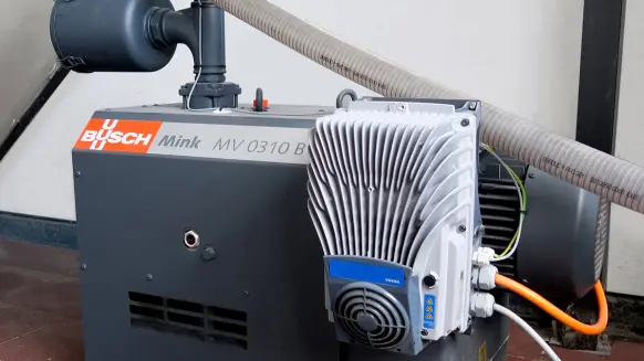 Upp till 70 procent lägre energiförbrukning tack vare modern vakuumteknik för materialmatning