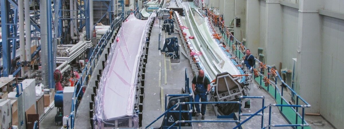 Central Vacuum Supply Brings 50% Energy Savings in Rotor Blade Production