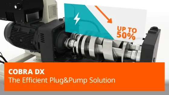 COBRA DX: The Efficient Plug&Pump Solution