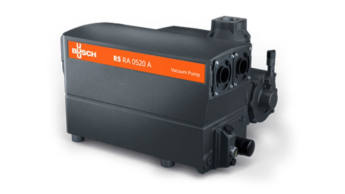 Busch Vacuum Solutions, Oil-lubricated rotary vane vacuum pump , R5 RA 0520 A 