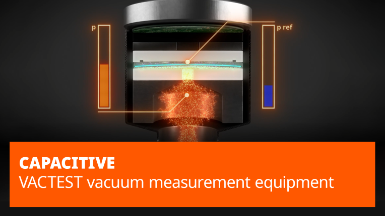 Vacuümmeetprincipe capacitieve sensor