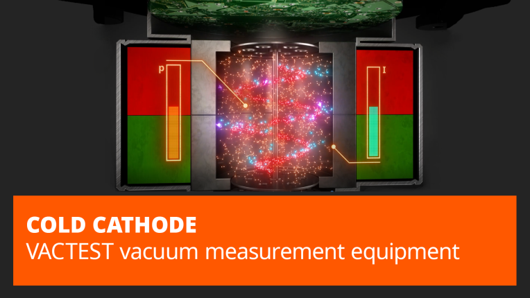 Vacuum measurement principle cold cathode