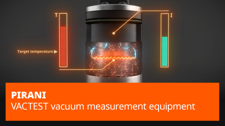 Vacuum measurement principle pirani